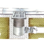 Doppelrückstauklappen-Einsatz für Kellerablauf